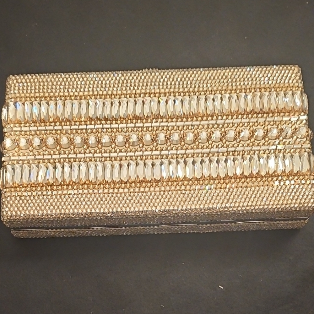 Elegant Gold Clutch Bag